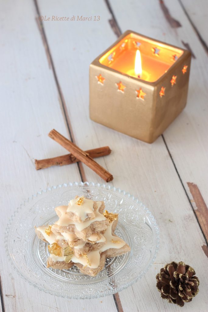 Zimtsterne Mandelsterne mit Zimt. Originalrezept glutenfrei