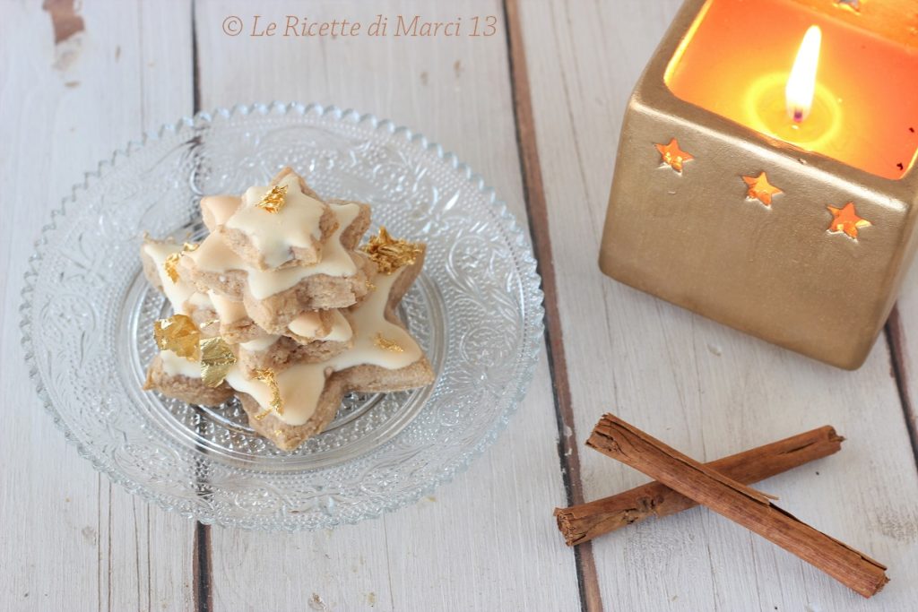 Zimtsterne Mandelsterne mit Zimt. Originalrezept glutenfrei