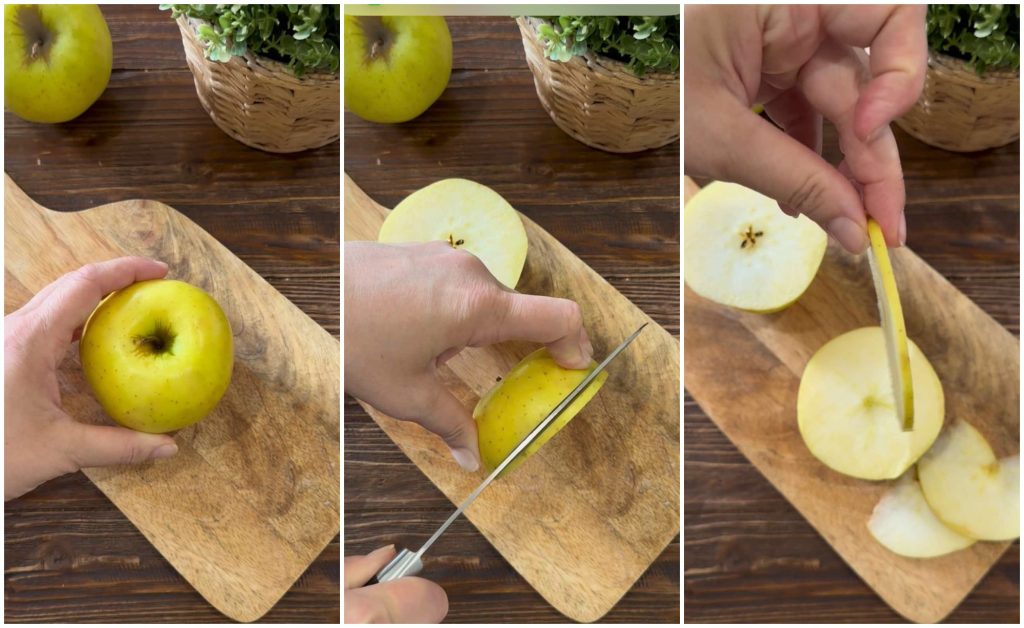 Äpfel im Blätterteig