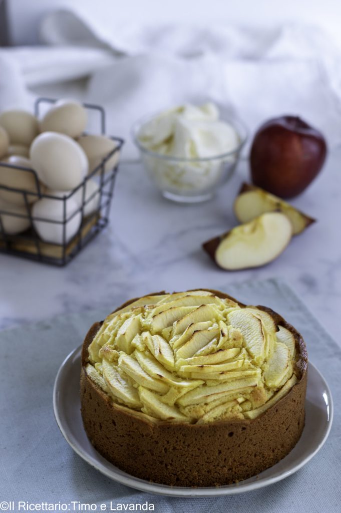 Apfelkuchen mit Mascarpone