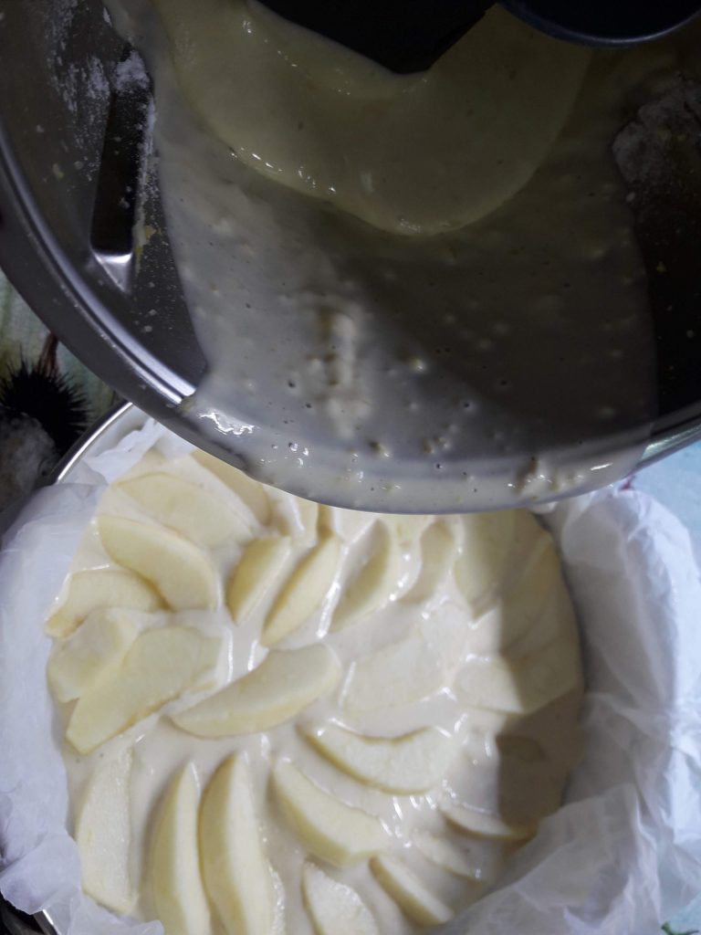 Apfelkuchen ohne Zucker und Fett