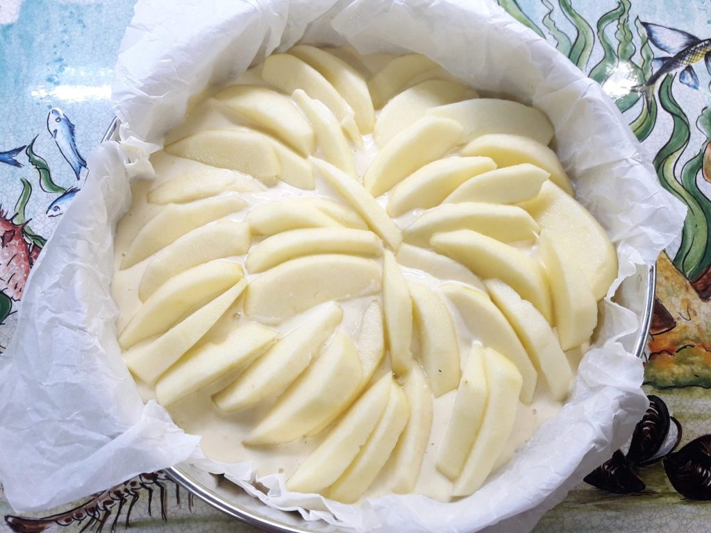 Apfelkuchen ohne Zucker und Fett