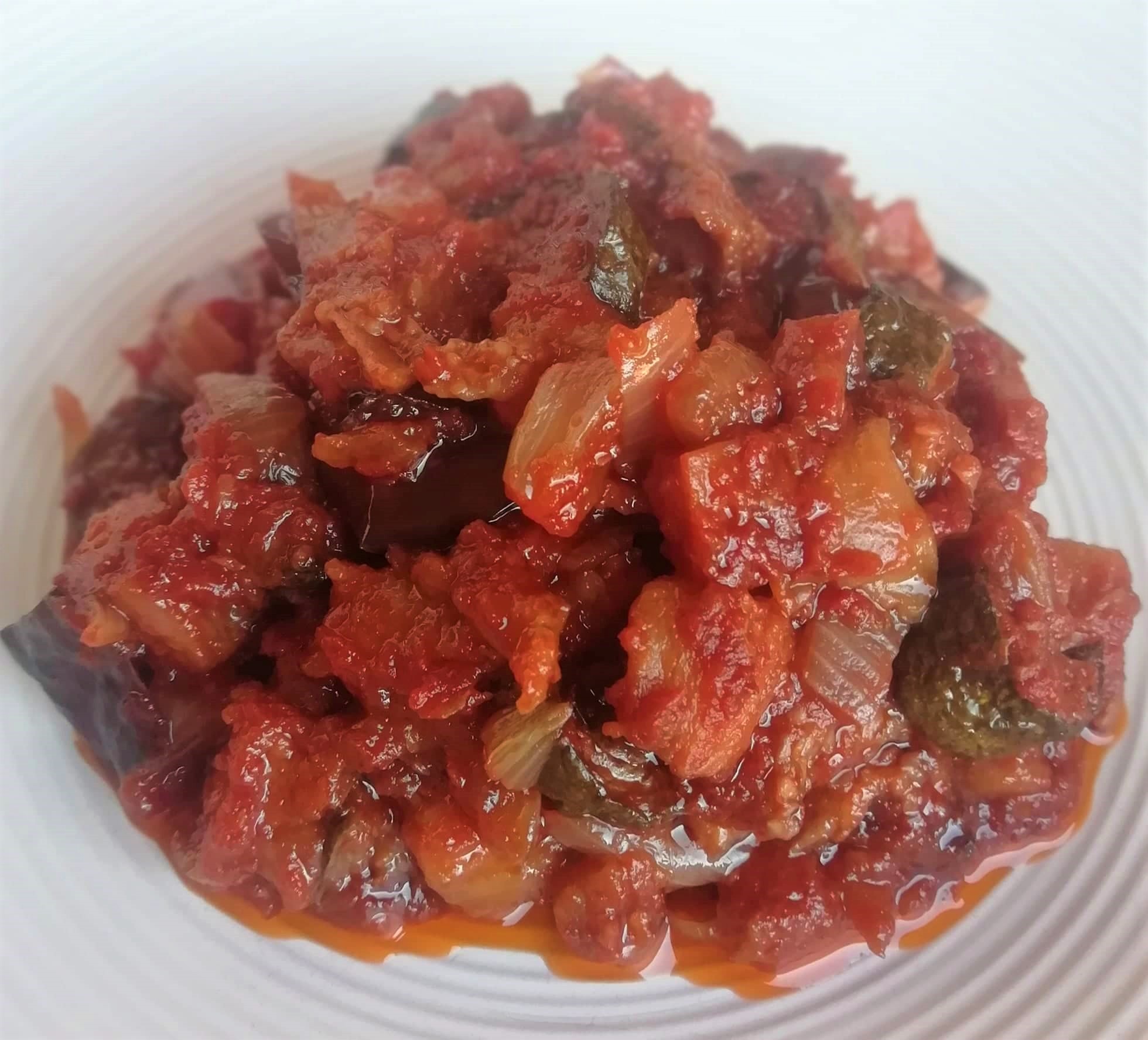 EINFACHE AUBERGINEN-CAPONATA