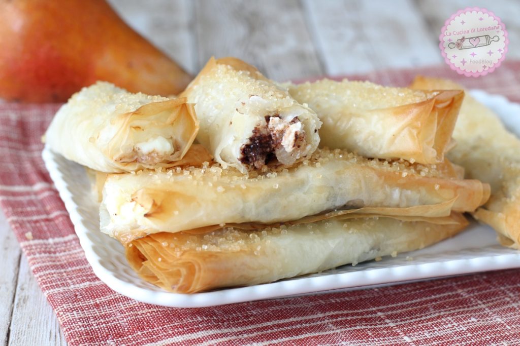 blätterteig mit birnen und ricotta