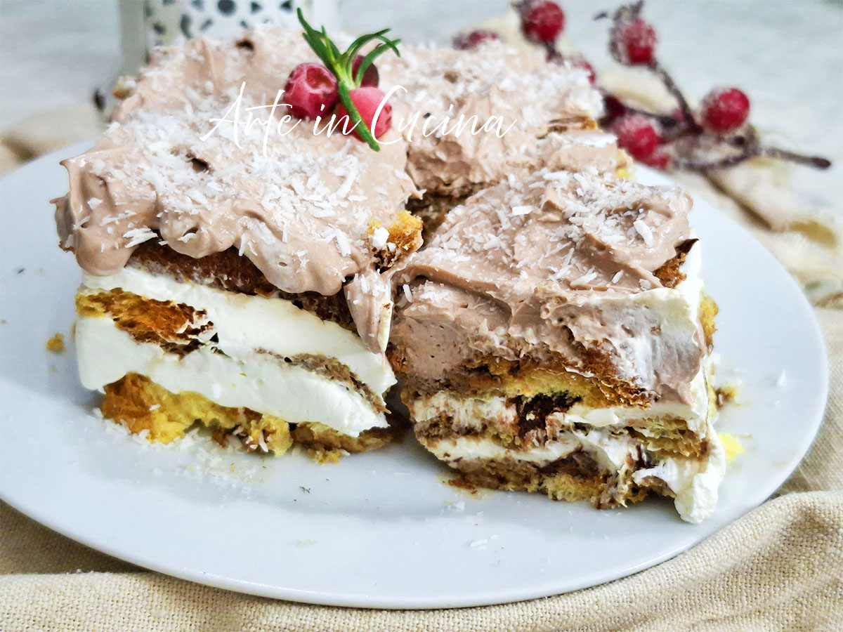 BLÄTTERTEIG mit PANDORO, NUTELLA und SAHNE