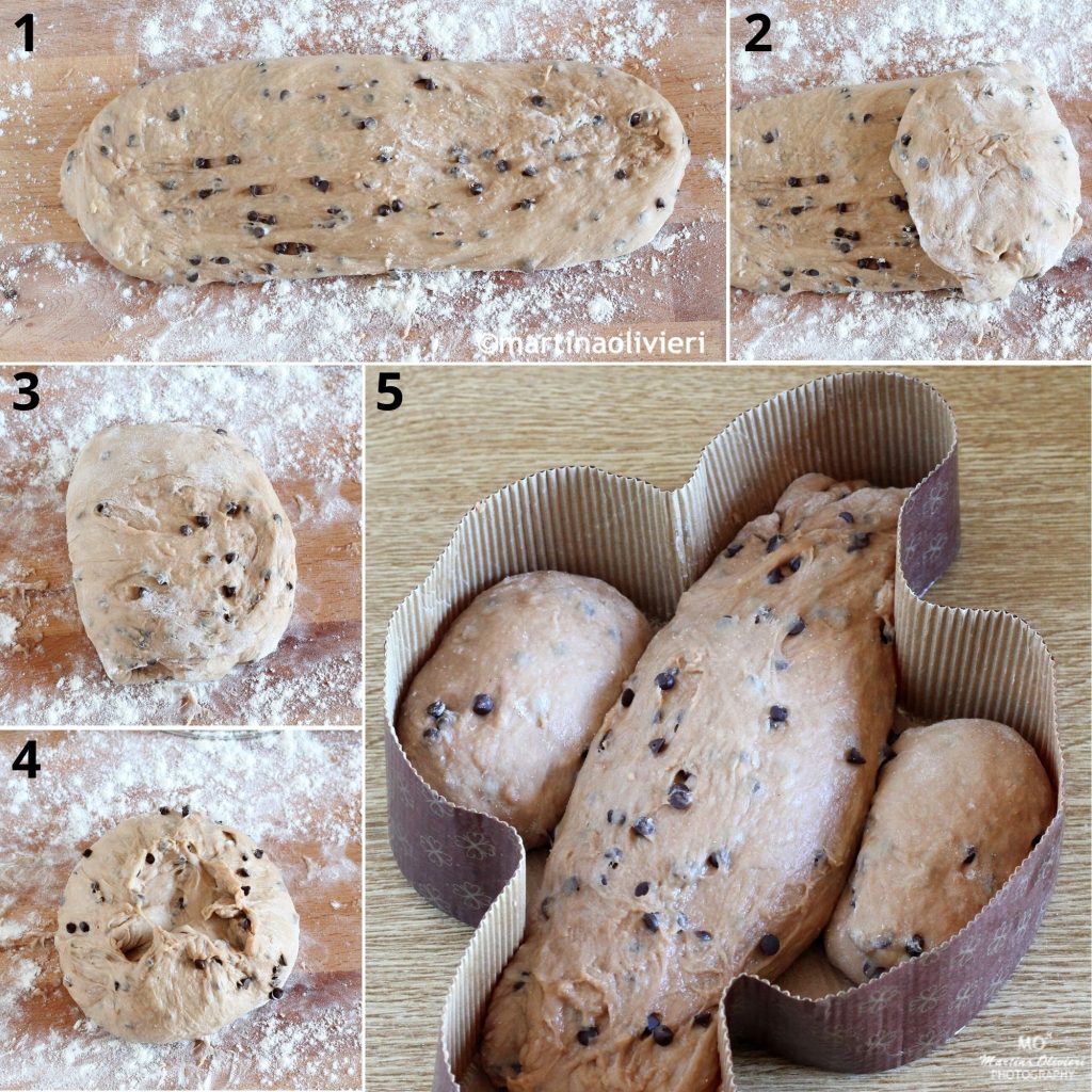 Colomba mit Schokotropfen