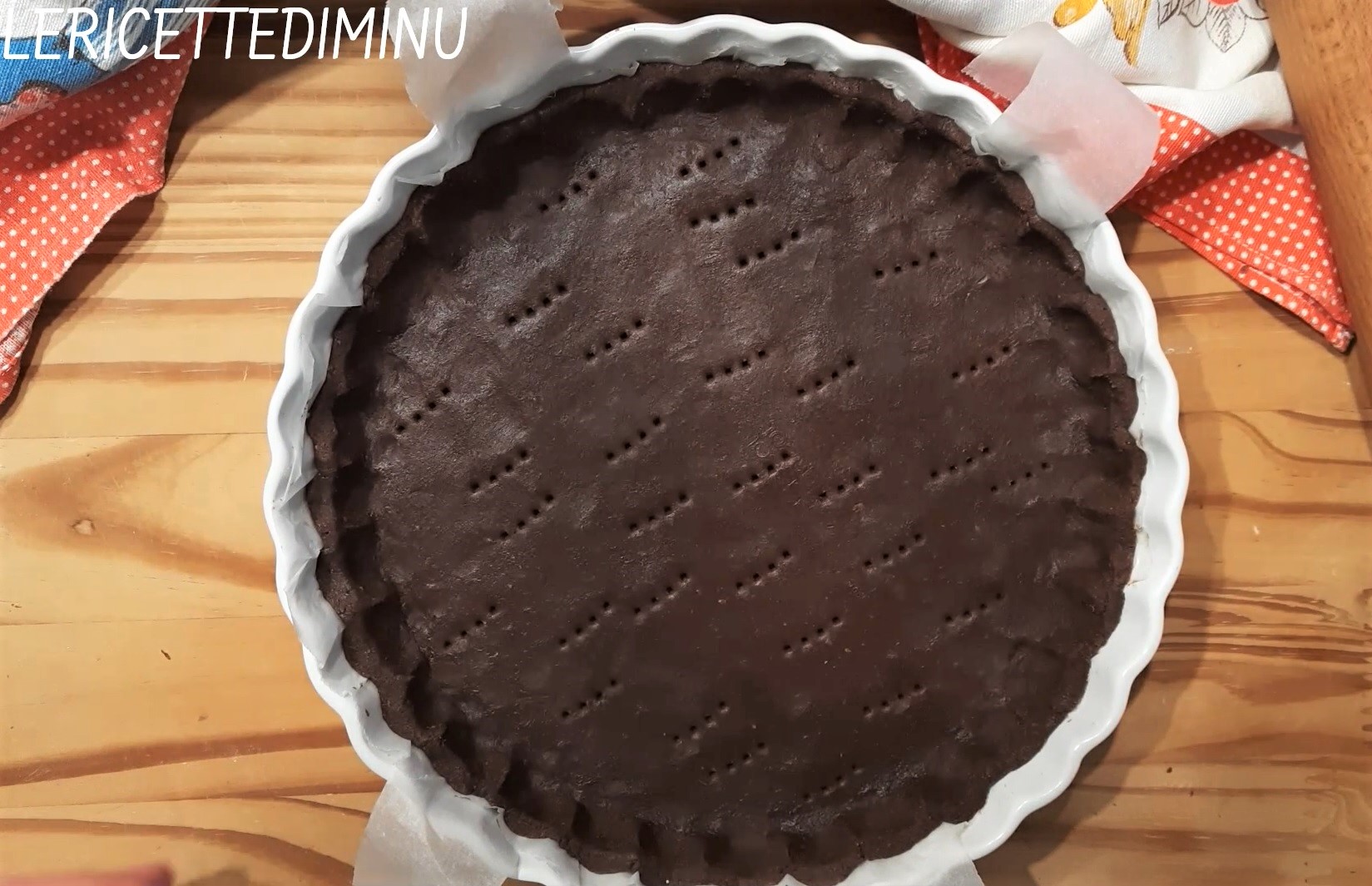 Kakao-Mürbeteig für Kekse und Tartes