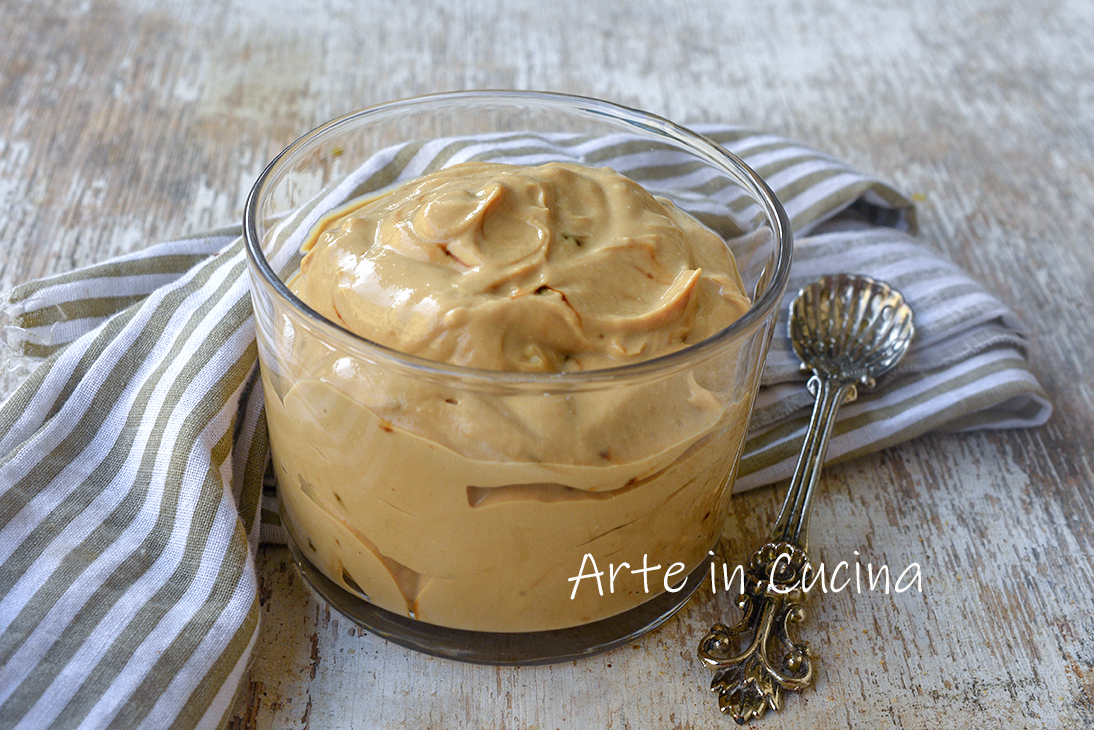 Schnelle Kaffee-Ricotta-Creme