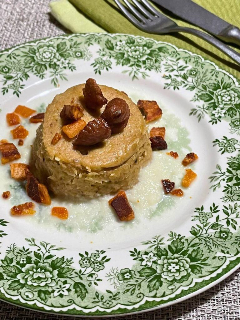 creme caramel di marroni o