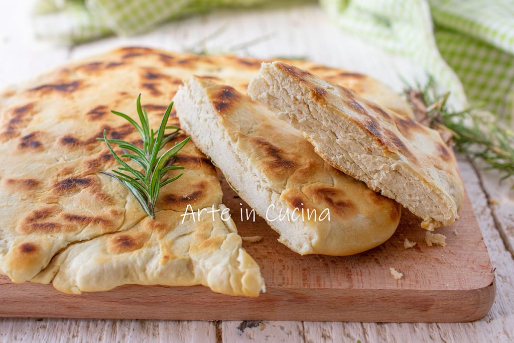 Crescia Umbra Torta al Testo ohne Hefe