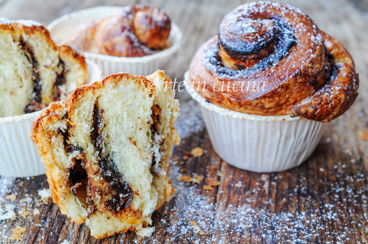Cruffin mit Nutella oder Blätterteig-Muffins Frühstücksrezept