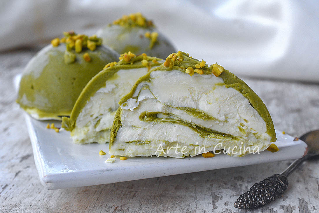 Kuchen ohne Backen mit Pistazien und Mascarpone