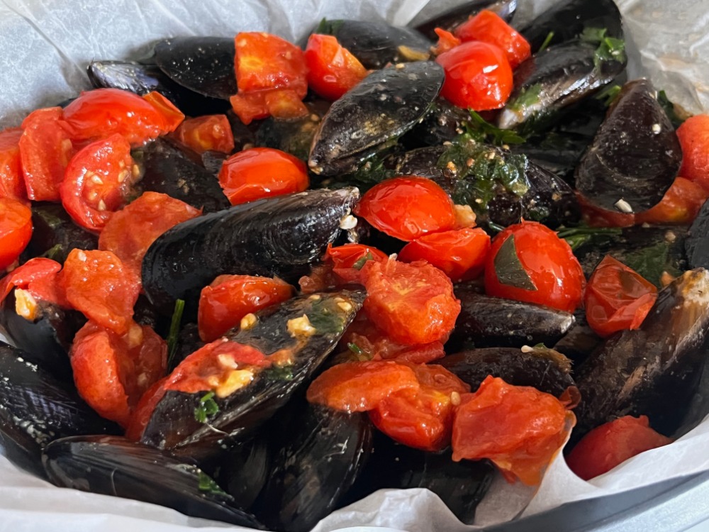 impepata pepata muscheln tomate