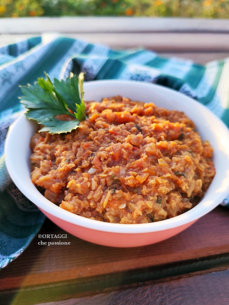 einfaches Seitan-Ragout anders als Vegolosi oder botanische Küche
