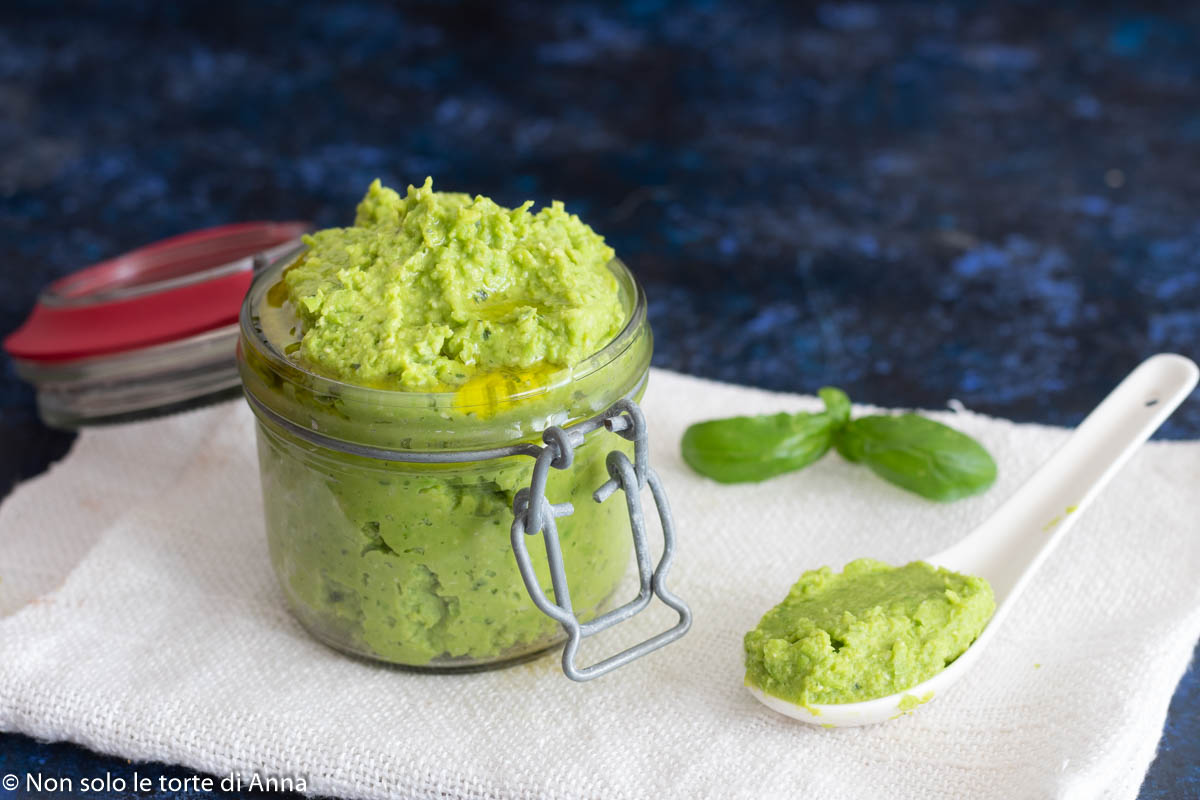 Erbsencreme oder Erbsenpesto