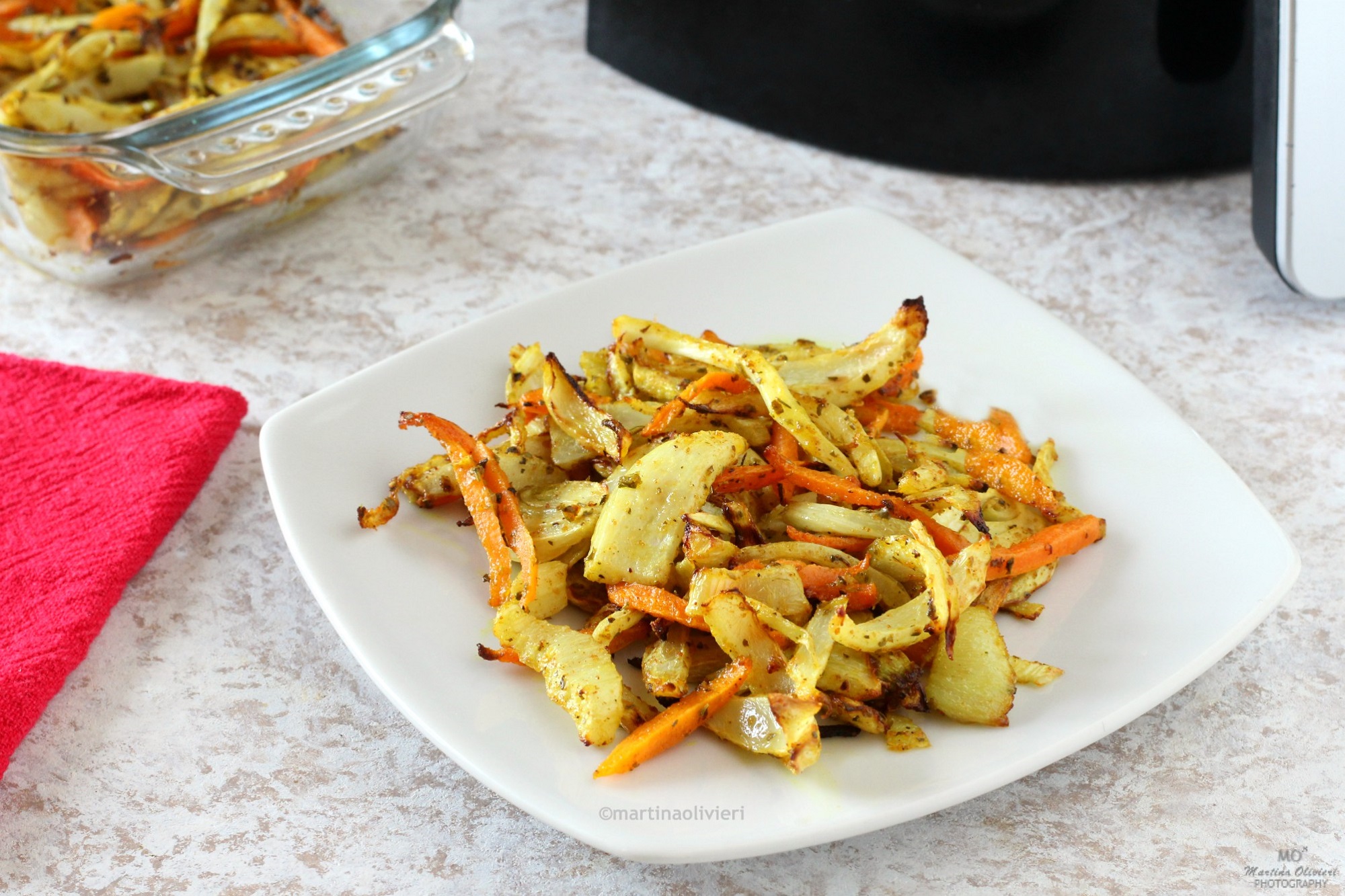 Fenchel und Karotten – Im Ofen oder mit Heißluftfritteuse