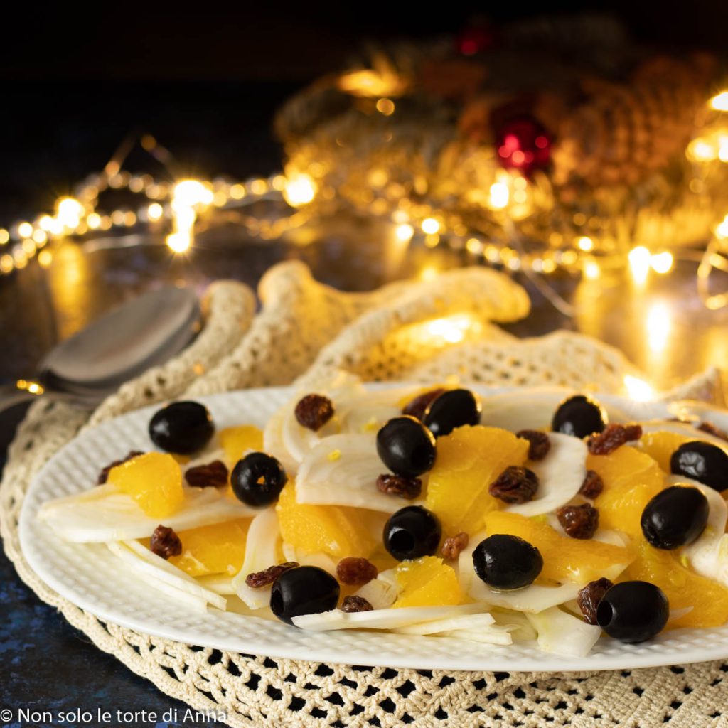 Fenchel und Orangen Salat auf sizilianische Art