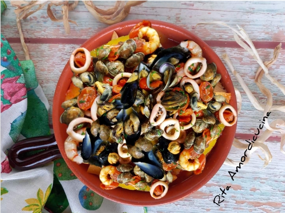 Die Fischsuppe bei RitaAmordicucina zu Hause