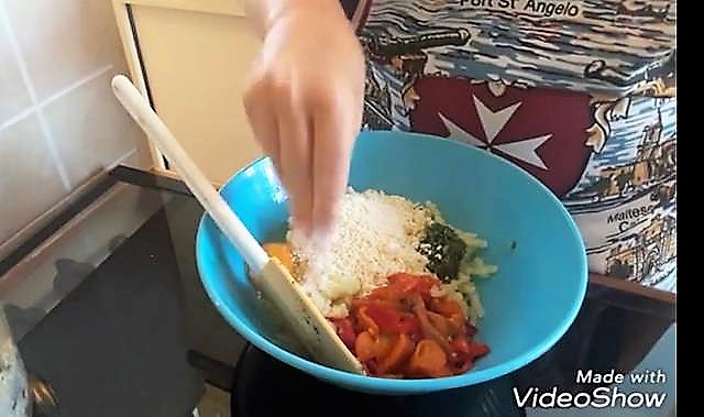 Paprika-Hähnchen-Kranz