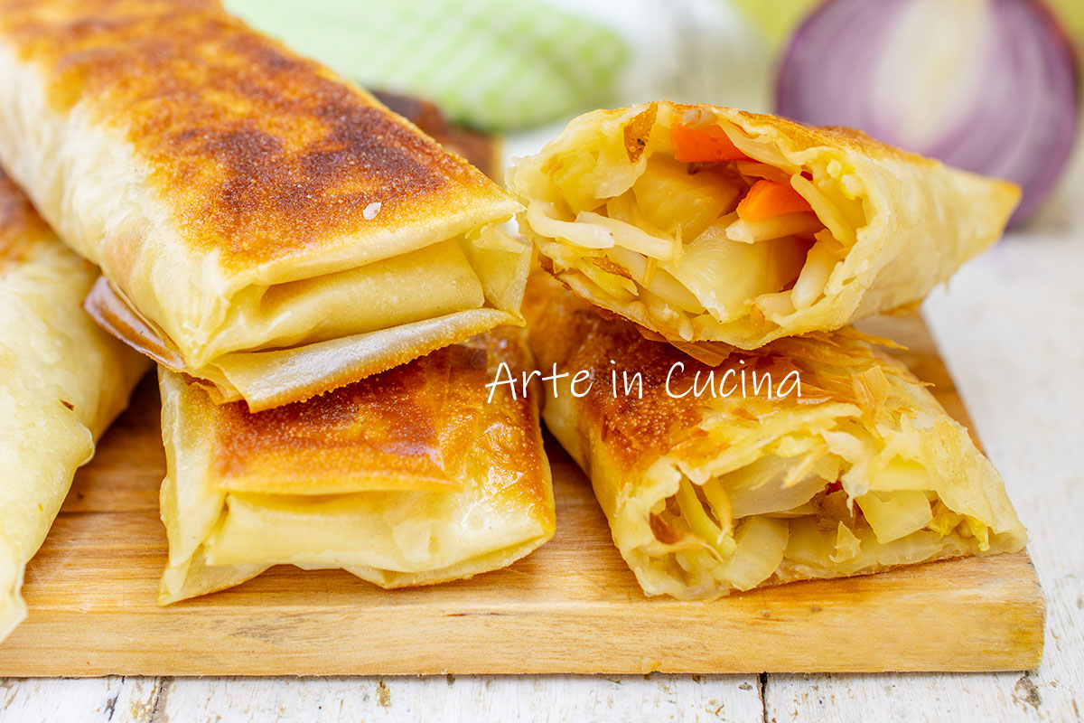 FRÜHLINGSROLLEN mit Gemüsefüllung