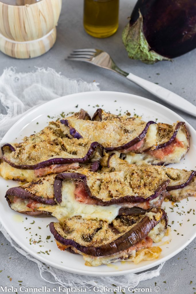 gefüllte Auberginen mit Mozzarella