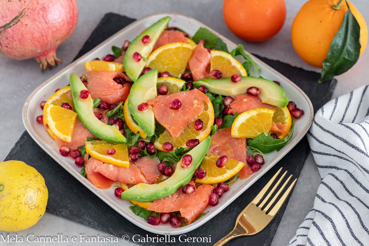 Räucherlachs mit Orangenmarinade