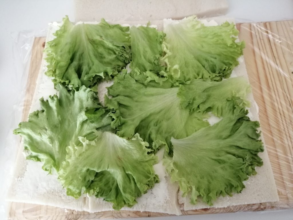 gerollte Sandwiches wie in der Bar