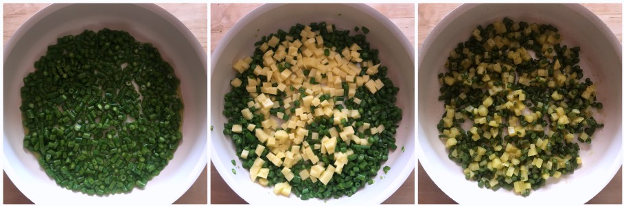 Getreidesalat mit Kartoffeln - Schritt 2