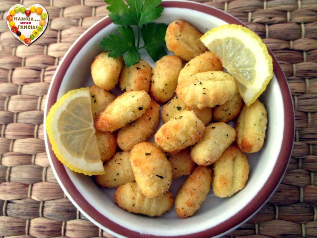 In der Heißluftfritteuse gebratene Kartoffelgnocchi, Mangia senza Pancia
