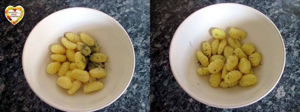 In der Heißluftfritteuse gebratene Kartoffelgnocchi, Mangia senza Pancia