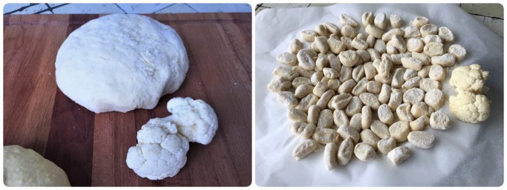 bunte Blumenkohl-Gnocchi