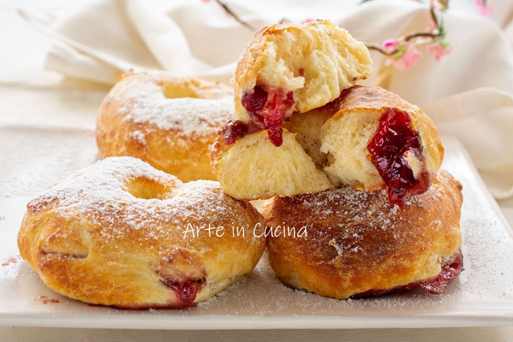 Graffe mit Marmelade