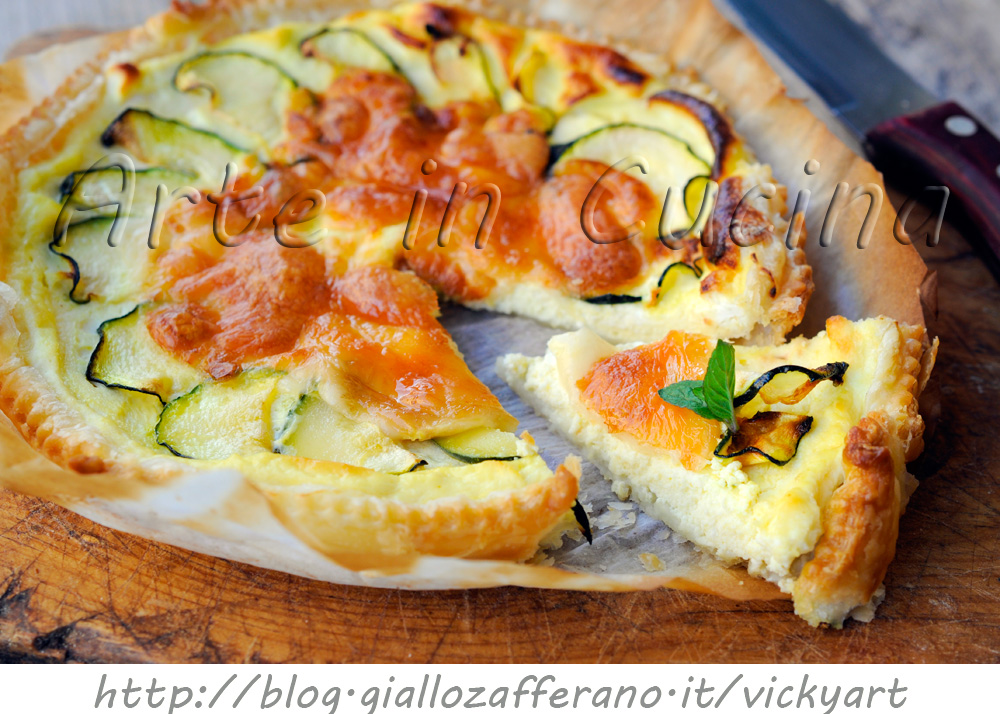 HERZHAFTE TORTE mit RICOTTA und Zucchini