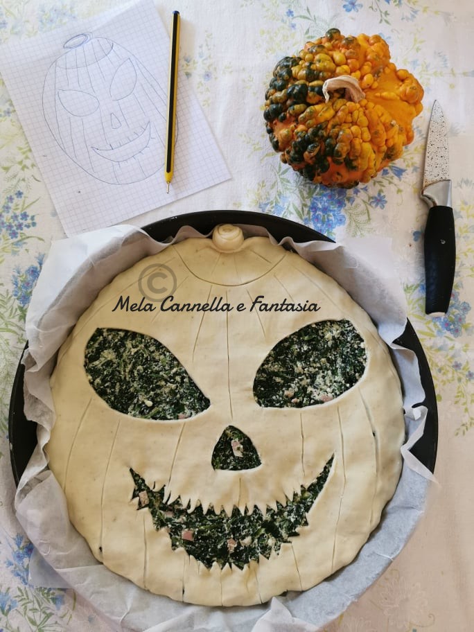 herzhafter Halloween-Kuchen