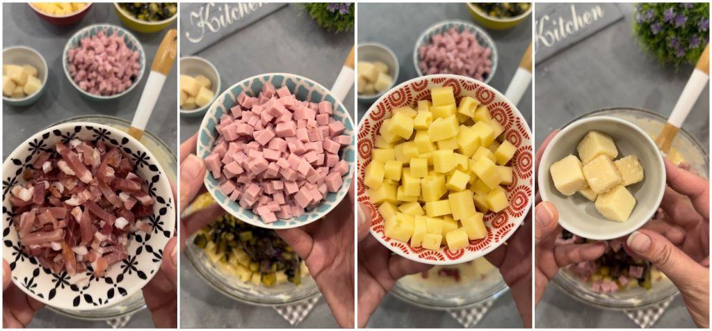 herzhafter Kranzkuchen mit Zucchini