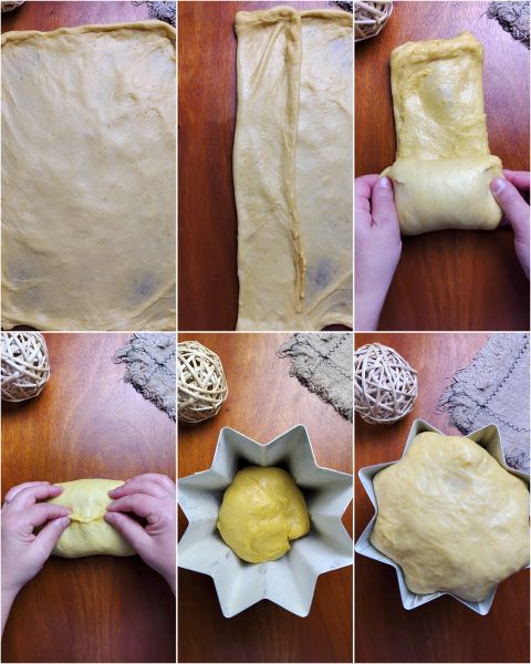 In einer 500-g-Form gehen lassen und im Ofen backen