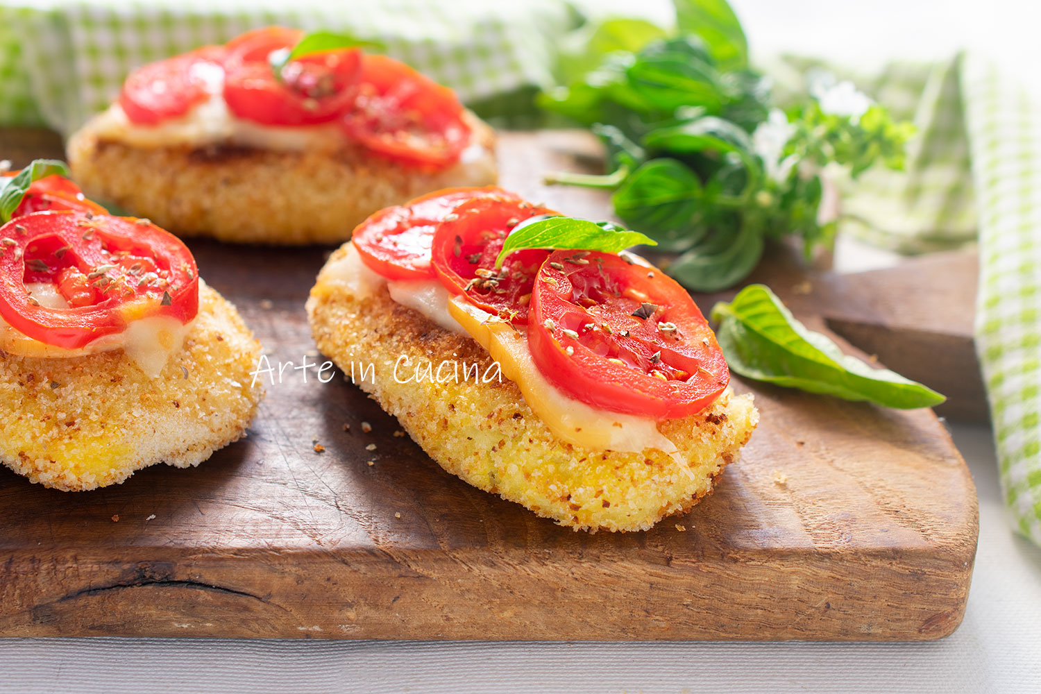 Kartoffel-Crostini alla Caprese