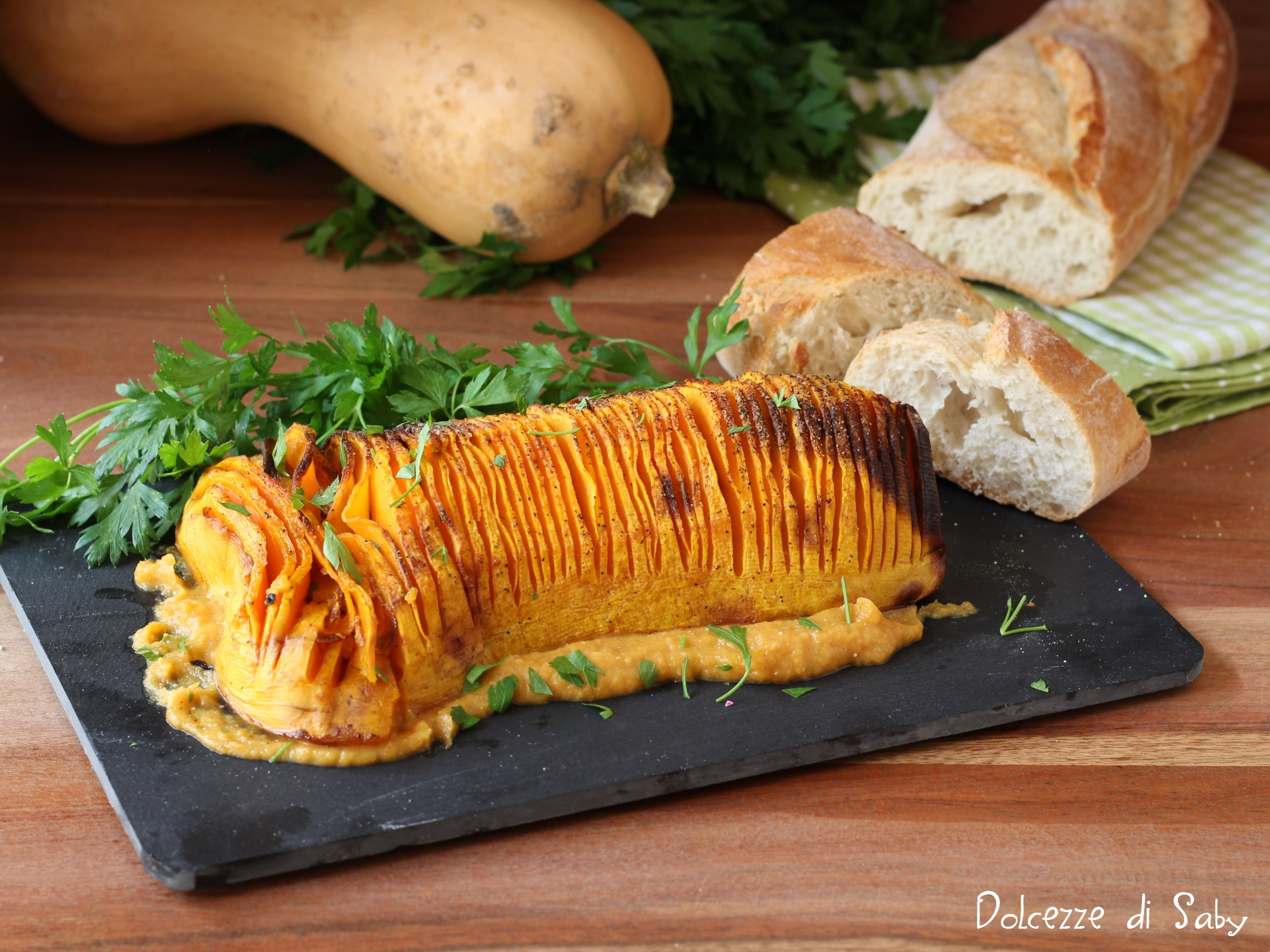 Hasselback-Kürbis