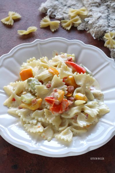 kurz auf der Flamme schwenken, umrühren und servieren