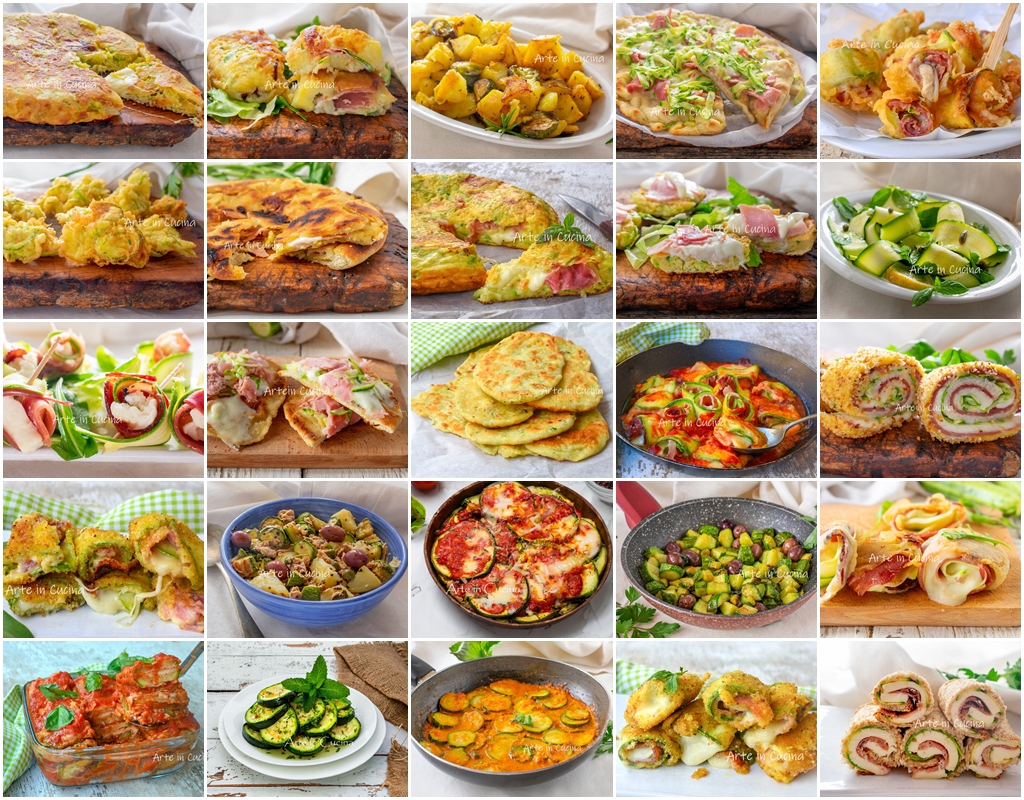 Leckere Zucchini in der Pfanne