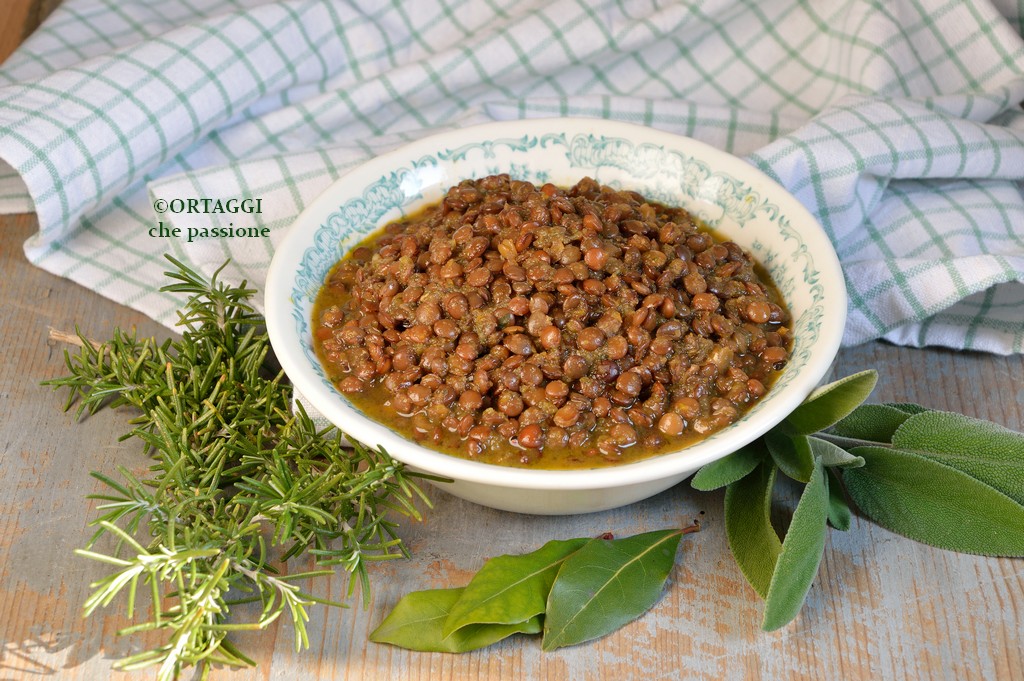Linsen in der Pfanne, Rezept der Oma