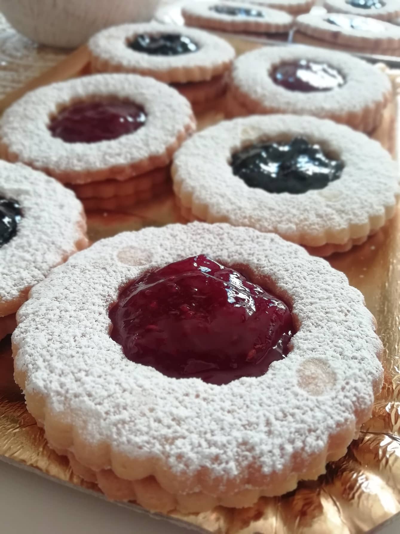 LINZER AUGEN mit Mürbeteig sable’