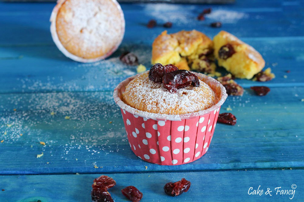 Muffins mit Mascarpone und Cranberries