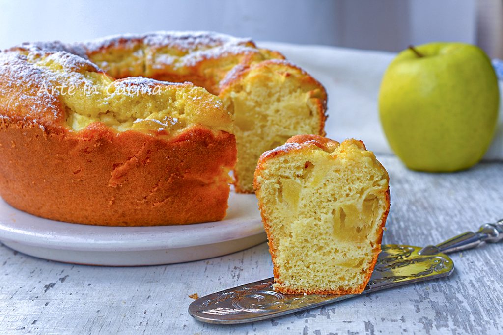 Margeritaring mit Äpfeln ohne Butter