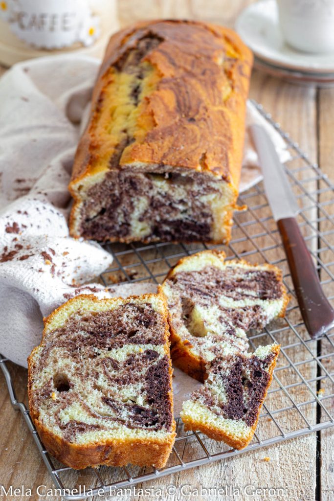 marmorierter Schokoladenkuchen