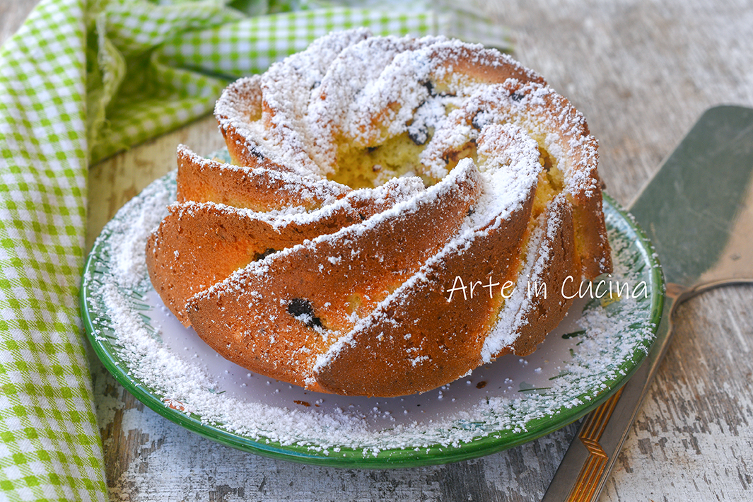 Milchkranzkuchen mit Schokotropfen