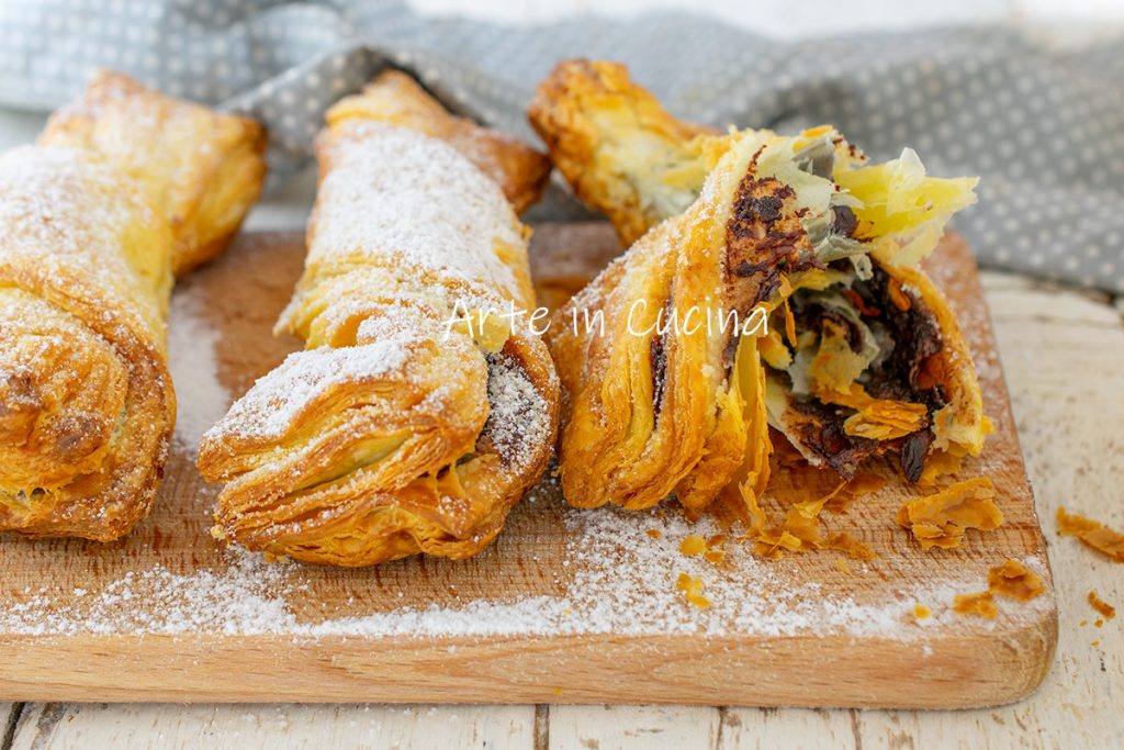 Leichte und schnelle Nastrine mit Nutella