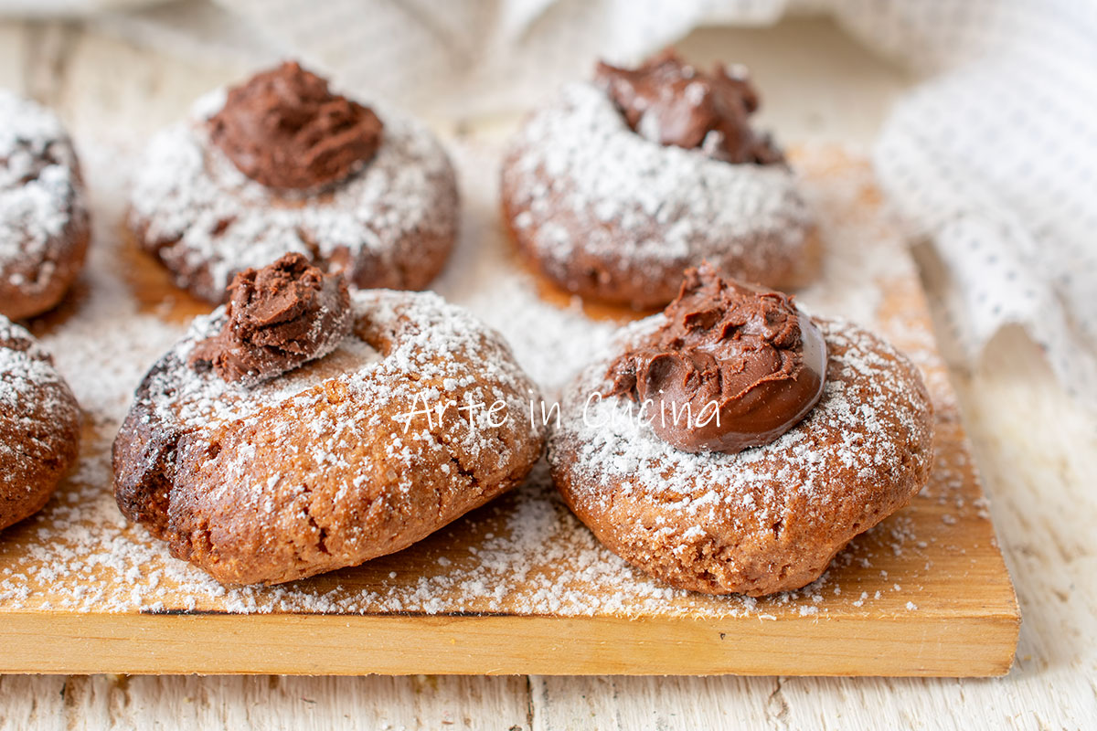 Nutellotti mit Kakao Kekse mit Nutella