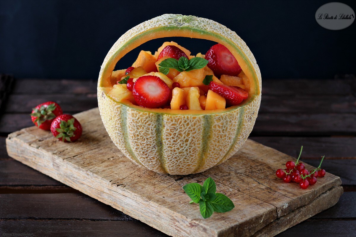 Obstschale aus Melone