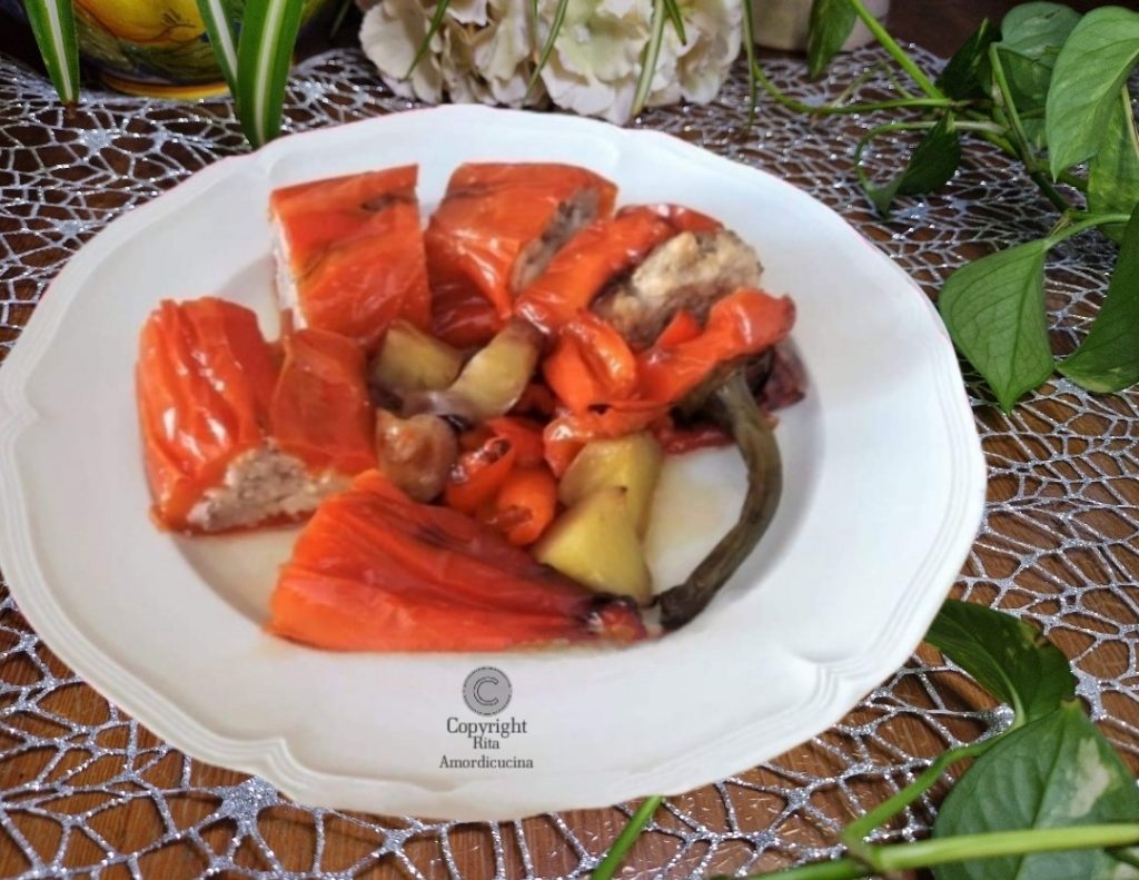 Rote „Ochsenhorn“-Paprika